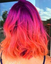 Dyed Hair Sunset Hair Bright Hair Colors Hair