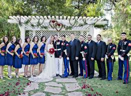 Options for wedding themes are numerous , from rustic, vintage, elegant to bohemian,beach and greenery… wedding theme/style is the first the first thing is to really determine your budget per table and then see what you can get that falls in that budget. Military Wedding In Red And Blue Gigmasters The Wedding Blog Marine Wedding Colors Army Wedding Colors Wedding Colors Blue