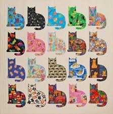 The birds were too lined up into what looked like rows, so i moved a lot o. Weekly Themed Quilt Contests Quilting Gallery Cat Quilt Patterns Cat Quilt Cat Quilt Block