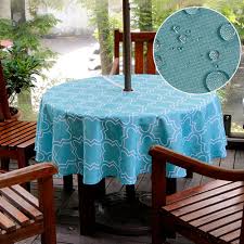 5 out of 5 stars. Round Outdoor Umbrella Tablecloth With Zipper And Umbrella Hole Floral Table Cover Modern Simple Hotel Waterproof Table Cloth Buy At The Price Of 12 78 In Aliexpress Com Imall Com