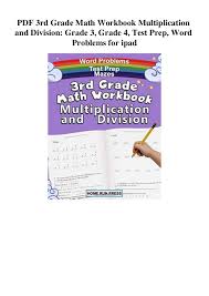 Free colorful 3rd grade division worksheets. Pdf 3rd Grade Math Workbook Multiplication And Division Grade 3 Grad