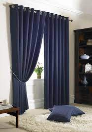 37 Unique And Super Colourful Bedroom Curtain Designs And Ideas Interiorsherpa Dark Blue Curtains Blue Curtains For Bedroom Blue Curtains Bedroom