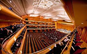 abravanel hall interior in downtown salt lake city by