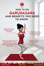 Garudasana Steps Of Eagle Pose Benefits Easy Yoga Workouts Learn Yoga Poses Yoga Steps