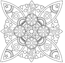 Mandala Disegno Da Colorare Gratis 2 Difficile Complesso Disegni