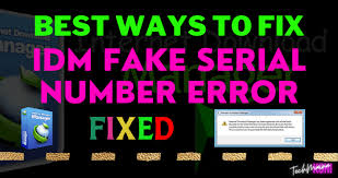 Besides, cracked idm is a tool used to get past this security feature by generating a key. Best Ways To Fix Idm Fake Serial Number Issue 2021 Techmaina