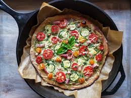 Cast Iron Whole Wheat Herb Sourdough Pizza Crust Recipe Homestead And Chill Recipe Sourdough Pizza Sourdough Pizza Crust Sourdough Pizza Crust Recipe