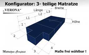 Maxvitalis visco gästematratze klappbar, extra hoch: Preis Hit 3 Teilige Komfortable Faltbare Matratze Mit Individuellen Massen Matratzen Compass