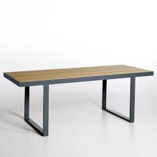 table de jardin rectangulaire hortus am pm la redoute table de jardin decoration maison table salle a manger
