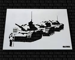 #tankman #tankmen 4k full hd no sms and registration. Banksy Golf Sale Stencil Tank Man Stencil Reusable Graffiti Etsy
