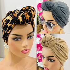 Buy SATIN LINED Pretied Knotted Turban