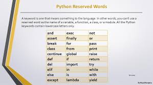 The number keeps on growing with the new features coming in python. Python Final Ppt