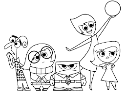 These inside out coloring pages are full of joy, sadness anger and disgust… an even some imaginary fun with bing bong! Inside Out Coloring Pages Best Coloring Pages For Kids