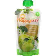 Happy Family Organics Organics Happy Baby Stage 2 6 Months Organic Pears Peas Broccoli