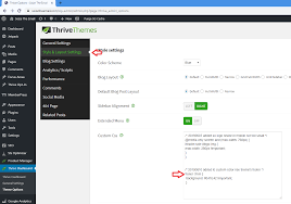 Once there, select the colors & dark mode tab. How To Change Background Color Of Header And Footer For Thrive Rise Theme Sharingyourpassion Com