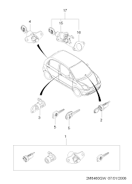Matiz Spark M200 Eur Car Lock 6460 Chevrolet Epc Online Nemiga Com