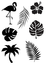 Leaf stencils printable leaf stencils printable palm tropical. Tropical Theme Stencil Leaf Stencil Stencils Printables Stencils Printables Templates