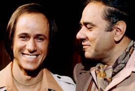 Jon Hager Michael Constantine in Twin Detectives 1976 TV Old Photo 1