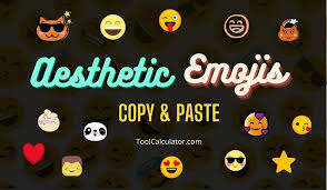 All emojis are separated into the following categories: Aesthetic Emojis Copy Paste Smileys Emoticons Combo
