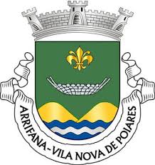 The population in 2011 was 7,281, in an area of 84.45 km². Arrifana Vila Nova De Poiares Brasao Coat Of Arms Crest Of Arrifana Vila Nova De Poiares