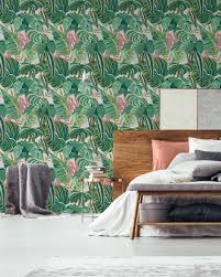 Bring luxury to the walls! Tropical Foliage Wallpaper Wallpaper Sale Products