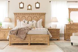 67 Raised Panel Solid Pine Storage Bed In Cracked Wheat Storage Bed Bed Furniture