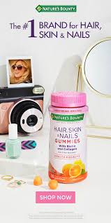 Biotin Vitamins For Hair Skin And Nails You Ve Got Your Festival Season Manicure Picked Out Now Nail Your Beauty Routine By Adding Nature S Bou Beauty Vitamins Hair Nutrients Hair Skin Nails Gummies