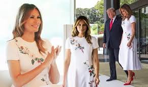 Knauss is 49 years old and lives in a $2 million apartment right near the trumps on park avenue in new york city, reports the post.the paper found that trump's sister is an artist, and her. Melania Trump Wears 7406 White Carolina Herrera Dress As She Meets Emperor Of Japan Top 10 Ranker