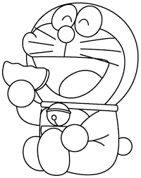 Doraemon is very happy because he is with his friends. Doraemon Coloring Pages Coloring Home