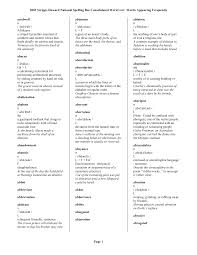 Http Fefonline Org Coe Spellinglist1 Pdf