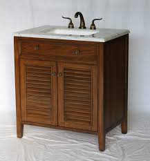 For bathrooms really limited on space, we carry a variety of corner bathroom vanities to choose from. 32 Inch Bathroom Vanity Coastal Cottage Beach Vintage Style Walnut Color 32 Wx21 Dx35 H S332832s