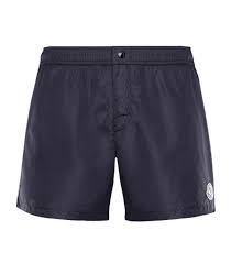 Moncler Navy Logo Hem Swim Shorts Ad Paid Logo Navy Moncler Shorts Swim Swim Shorts Navy Logo Shorts