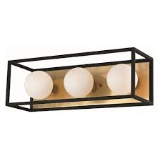 Aira 3 Light Led Vanity Light Aged Brass Black Mitzi By Hudson Valley Target