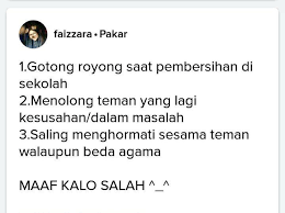 Sebutkan Contoh Kerja Sama Yg Telah Kamu Lakukan Di Lingkungan Sekolah Brainly Co Id