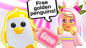 The pals become penguins in roblox! The Easiest Way To Get A Free Golden Penguin Roblox Adopt Me Update Youtube