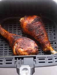Have you seen those giant turkey legs sold in the meat section of the grocery store? Air Fryer Roasted Turkey Legs My Forking Life