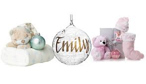 Featuring a reindeer design with baby's name and the year, this is an item that. Beautiful Baby S First Christmas Gifts The Christmas Cart