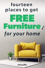 14 Ways To Get Free Furniture Craigslist Giveaways More Furniture For You Cool Things To Buy Money Management
