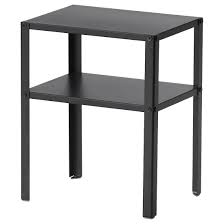 Knarrevik Ablagetisch Schwarz Ikea Deutschland Black Bedside Table Ikea Bed Frame With Storage