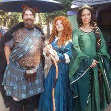 King Fergus And Merida From Brave Pixar Costume Animation Studio Living Photo