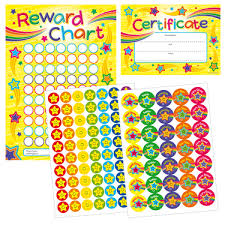 childrens sticker charts and albums school reward stickers