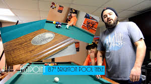 Two or more adults required for assembly.7.5 ft / 2.29 m billiard table.your cabinet (billiard table … Our Eastpoint 87 Brighton Pool Table Review Youtube