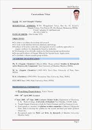 Fresher's resume format should be designed in such a way that it not only looks attractive but also provide a brief knowledge about that person. Resume Format For Bsc Chemistry Freshers Pdf Best Resume Examples