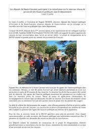 Maybe you would like to learn more about one of these? Communique De Presse Les Deputes De Haute Garonne Participent A La Consultation Sur Le Nouveau Reseau De Proximite Des Finances Publiques Dans Le Departement Elisabeth Toutut Picard