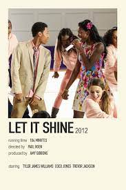 Let It Shine Minimalist Poster Disney Original Movies Film Posters Minimalist Iconic Movie Posters