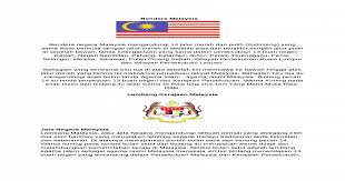 Bendera negeri johor darul takzim. Bendera Malaysia N Negeri2 Complete Docx Document