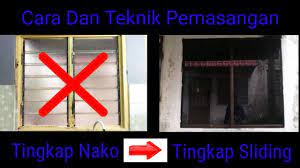 Polis menahan seorang lelaki yang bertindak memecahkan cermin tingkap rumah dan merosakkan motosikal ahli keluarganya di lembah raja, pinang tunggal, kepala batas, semalam. Cara Dan Teknik Pemasangan Tingkap Sliding Youtube