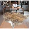 Safavieh tiled cowhide geometric pillow. 1