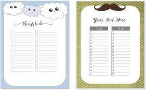free printable to do list template print or use online
