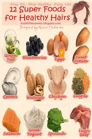 12 Super Foods For Healthy Hairs Hairs Beauty Superfood